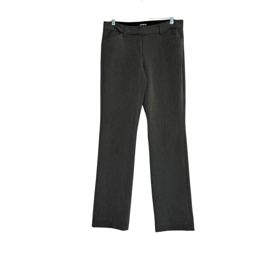 Express gray low rise barely boot pants size 6